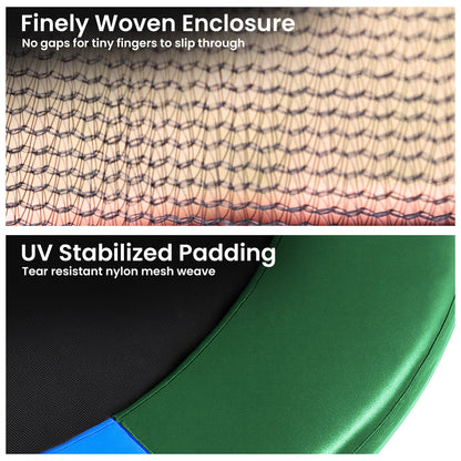 Trampoline Net And Pad Set Double