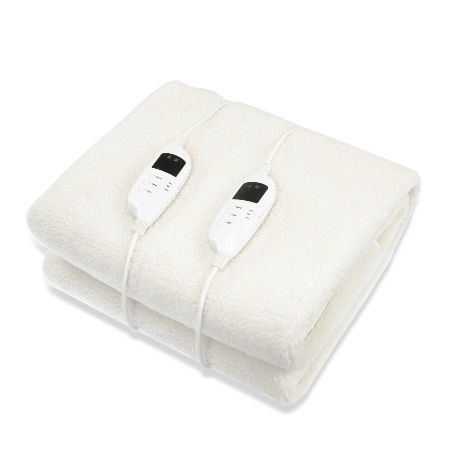 Fleece 9 Level Heated  Electric Blanket - Queen