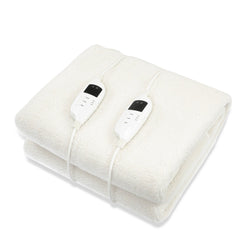 Fleece 9 Level Heated  Electric Blanket - Queen