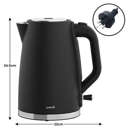 4 Slice Toaster And Kettle Bundle Silver 22x17x24.5cm