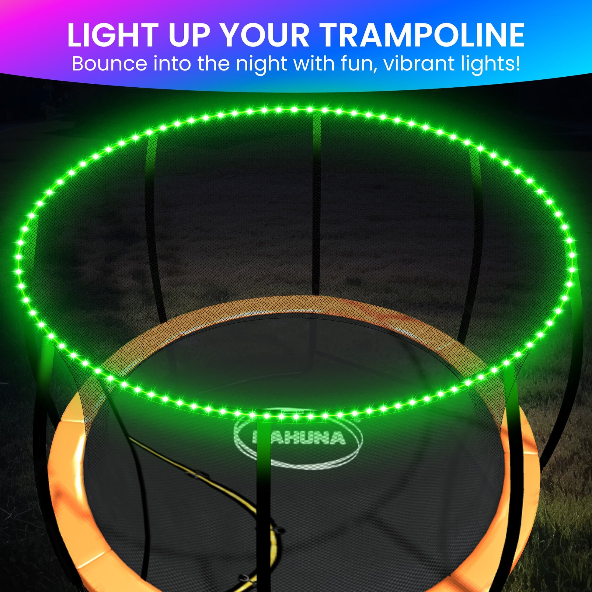 LED Kit for 1416ft Trampolines Multi-Colour Smart Motion Sensor with 16 Colors