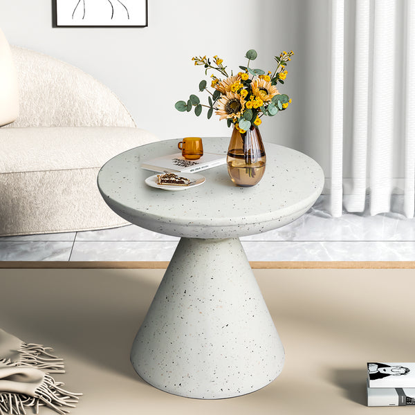  Modern Side Table Coffee Tables with Hourglass Stool Stand (51cm)