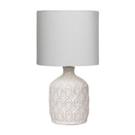 Creamy Elegance Ceramic Table Lamp in Cream
