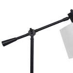 Adjustable Elegance: Black Metal Table Lamp