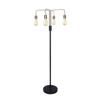 Illuminate Your Space: 4-Light Industrial Floor Lamp