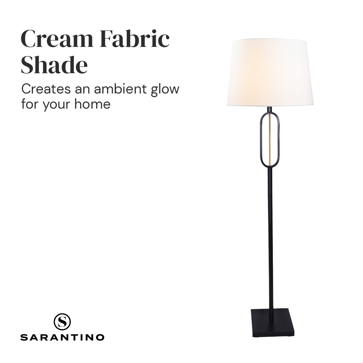 Classic Floor Lamp with Empire Shade