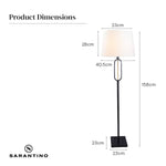 Classic Floor Lamp with Empire Shade