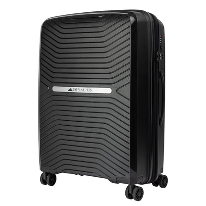 Black suitcase 44x27x66cm, side view