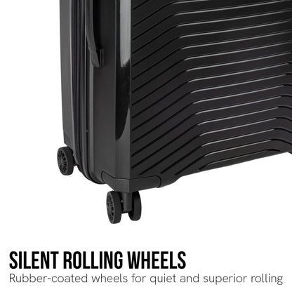 Black suitcase 44x27x66cm, view 7