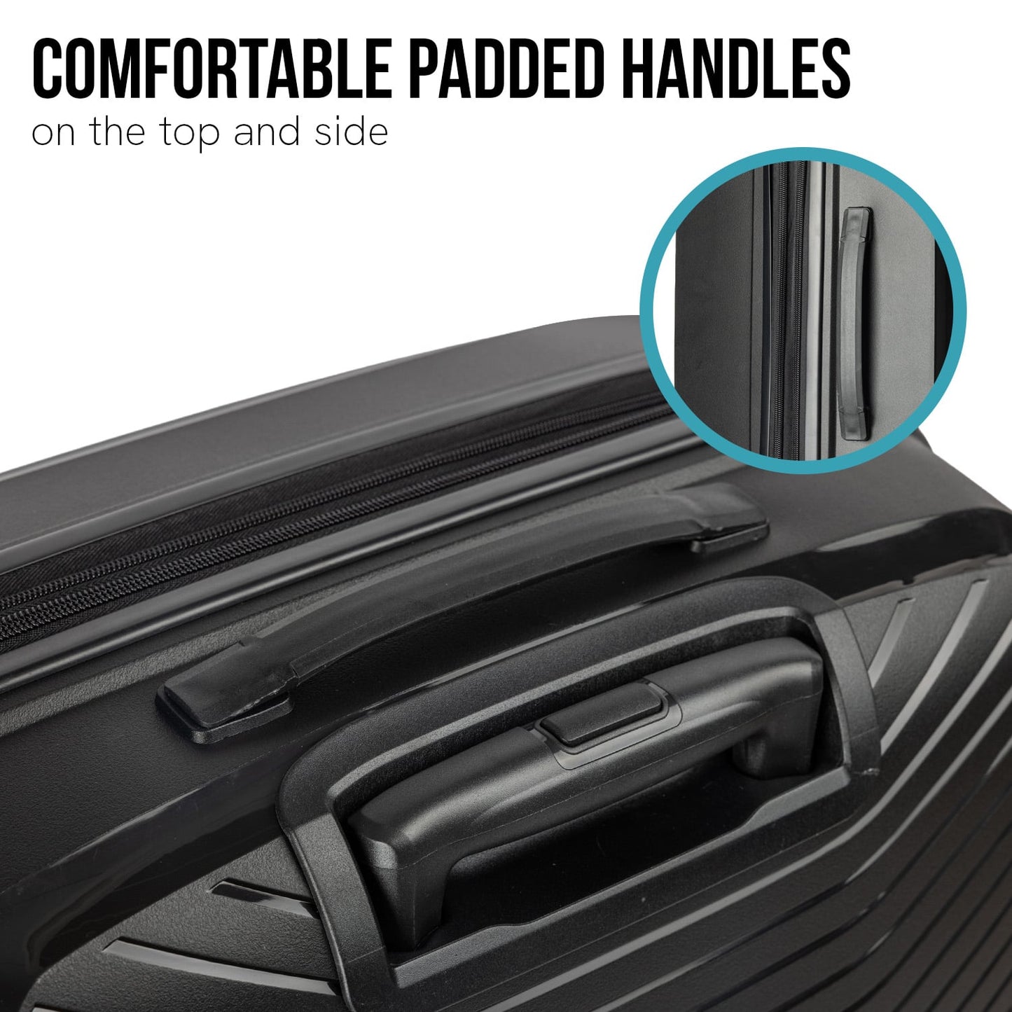 Black suitcase 44x27x66cm, view 8