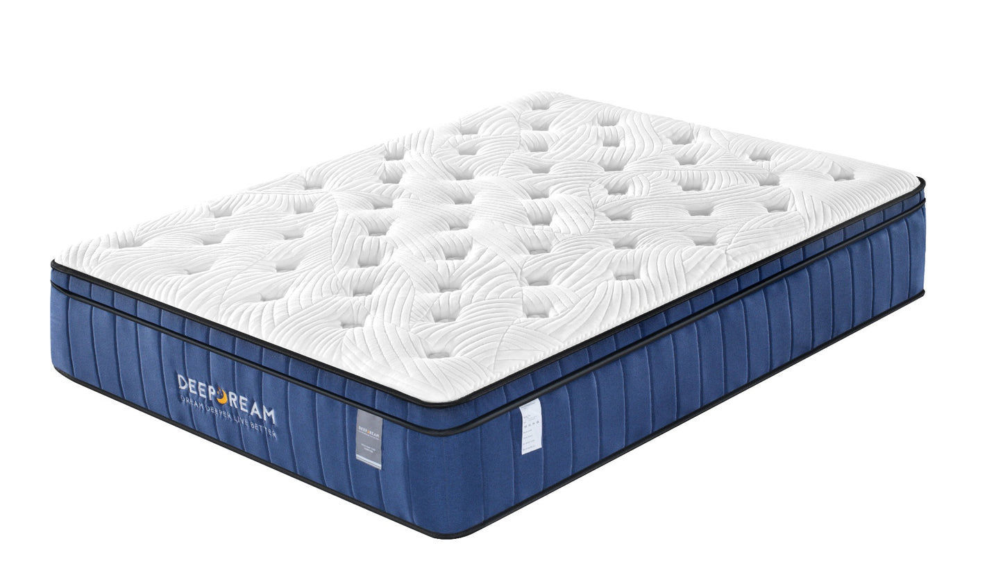 H&L Cool Gel Memory Foam Mattress 5 Zone Latex 34Cm