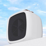 Mini Electric Heater Fall Proof with Handle Desktop Fan Heater Portable for Home