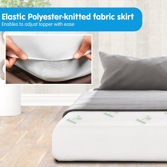 Hill Bamboo Mattress Protector Queen Size Hypoallergenic Soft Bedding Cover