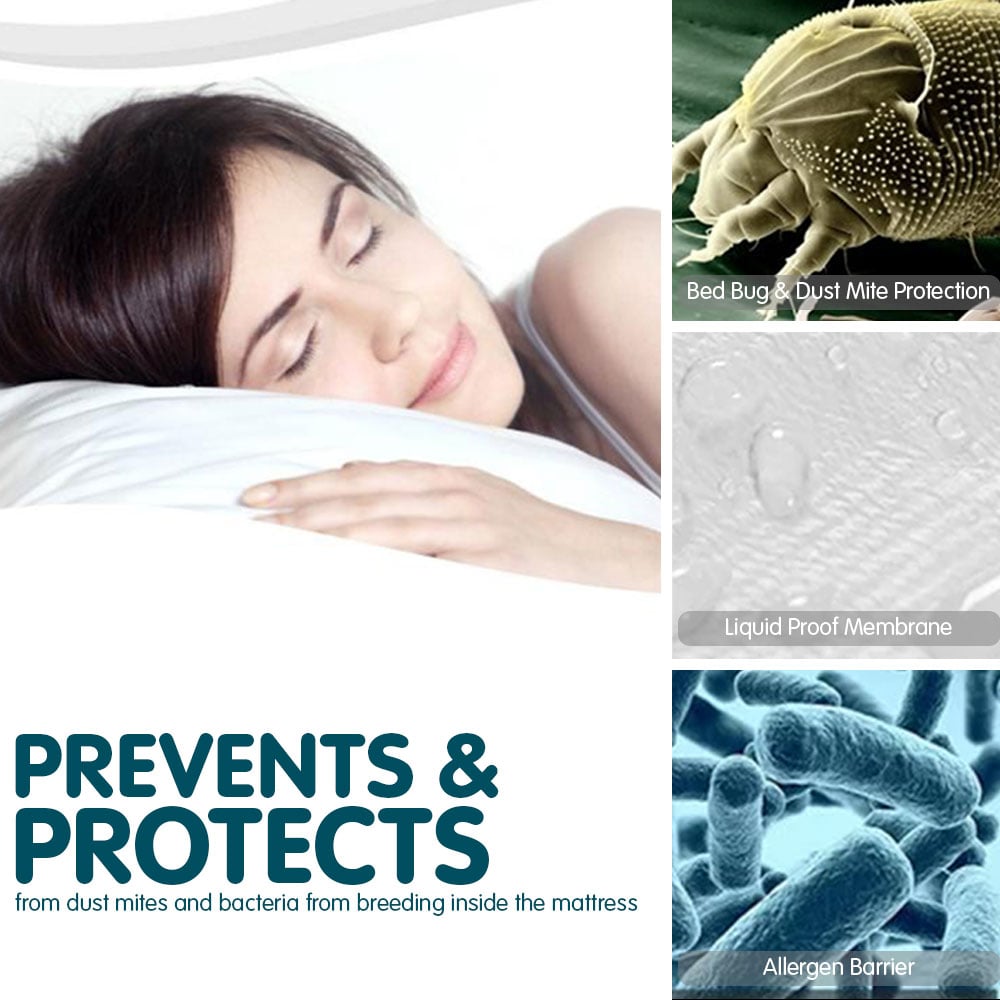 Queen Mattress Protector Cool Max 203x152x35cm