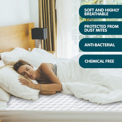 Queen Mattress Protector Cool Max 203x152x35cm