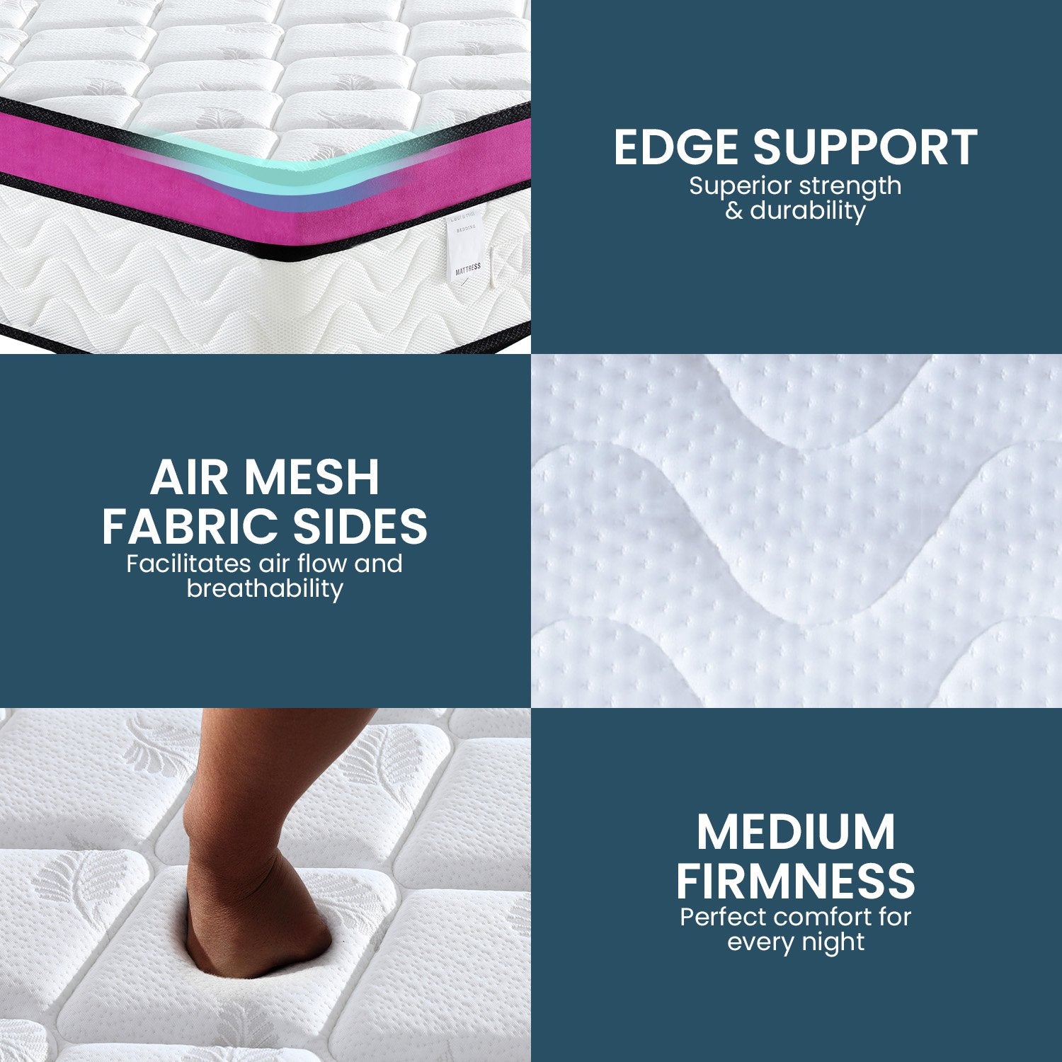 Memory Foam Cool Gel Infused King Mattress