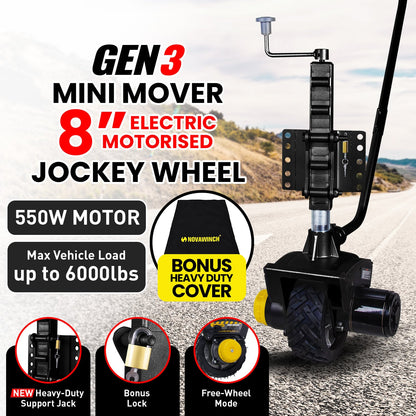 Electric Jockey Wheel 12V Motorised double