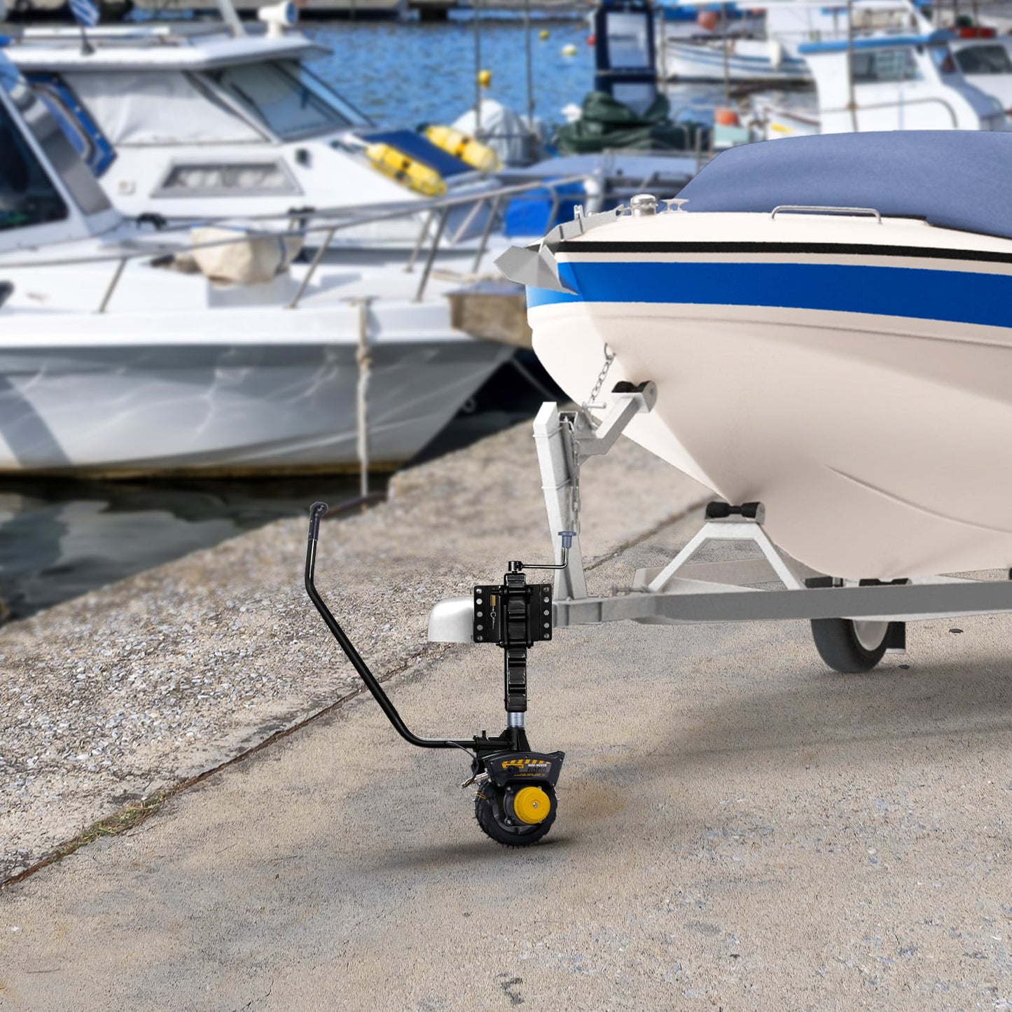 Electric Jockey Wheel 12V Motorised double