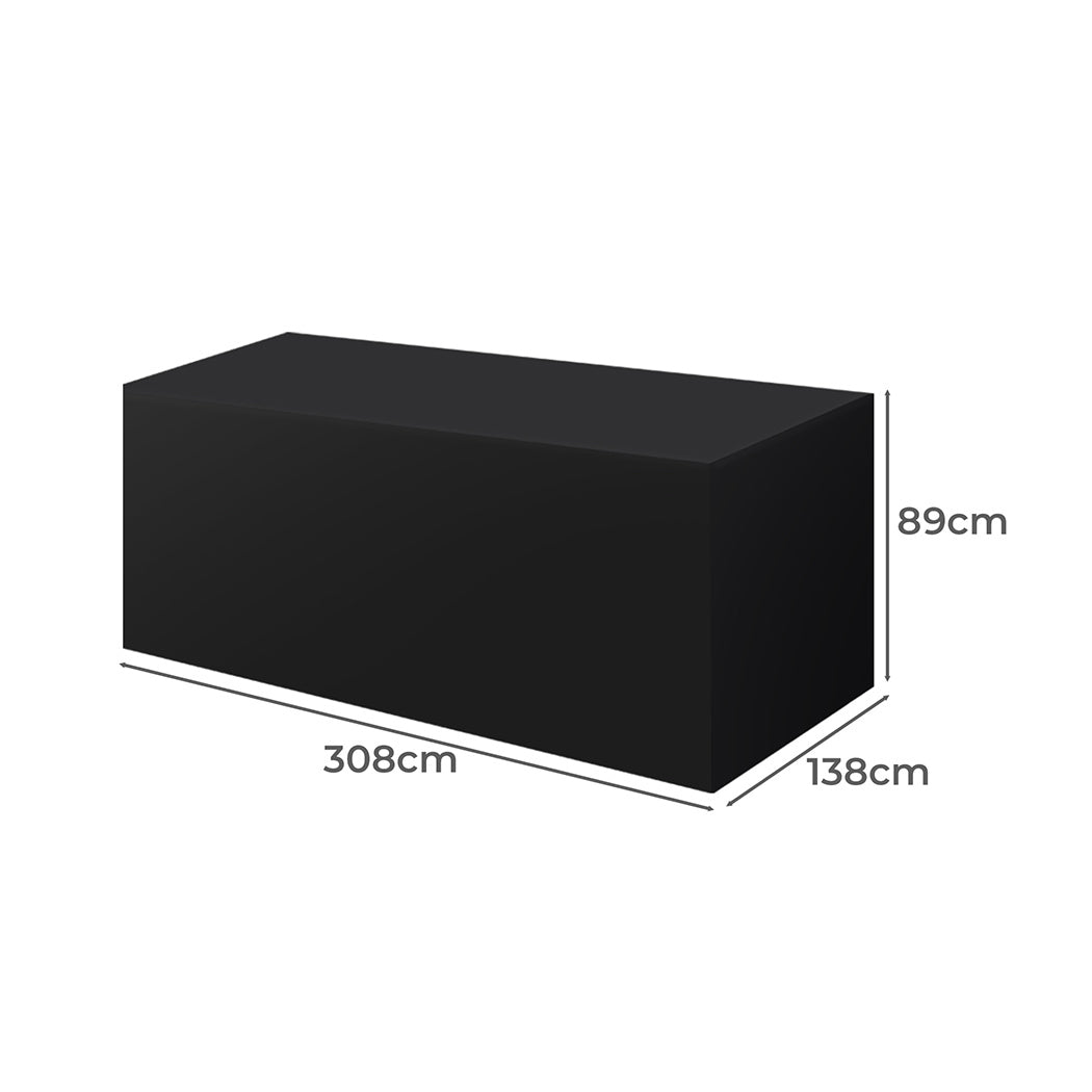 Luxury Outdoor Furniture Cover Garden Black 45cm Extension  Durable