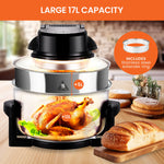 17L Digital Family Turbo Convection Oven Broiler Cooker Electric Black