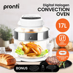 17L Digital Family Turbo Convection Oven Broiler Cooker Electric White