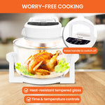 17L Digital Family Turbo Convection Oven Broiler Cooker Electric White