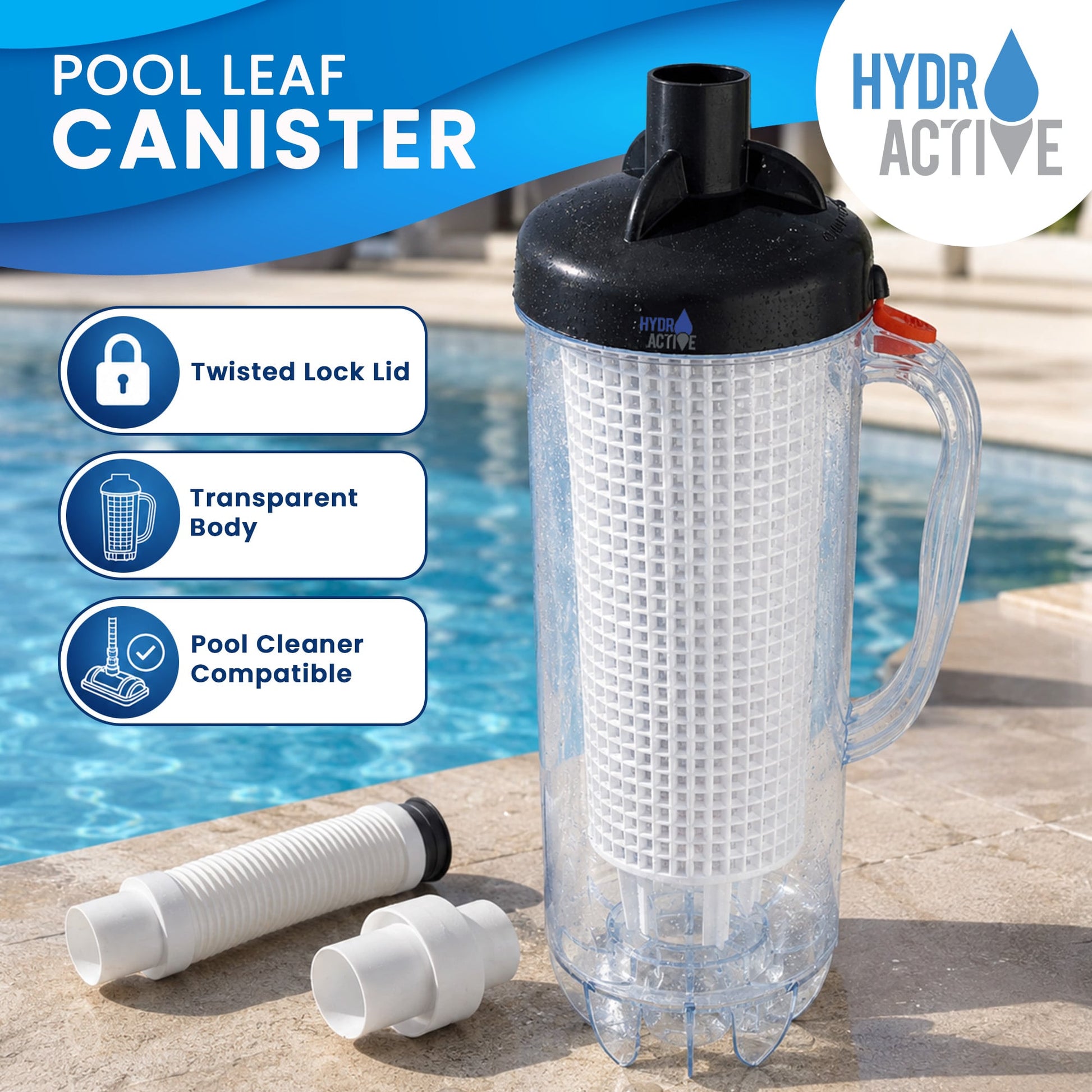 Pool Leaf Canister Inline Debris Catcher | HomeAndLiving - 3