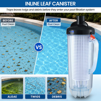 Pool Leaf Canister Inline Debris Catcher | HomeAndLiving - 6