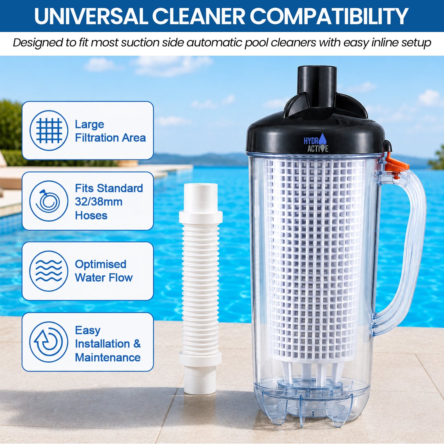 Pool Leaf Canister Inline Debris Catcher | HomeAndLiving - 8