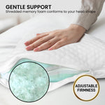 Hill Cooling Memory Foam Pillow Single Size Soft Support Sleep Comfort