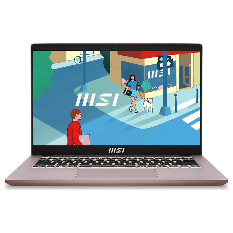 MSI Modern 14 Rose Beige Notebook I5 14" 512G 16G