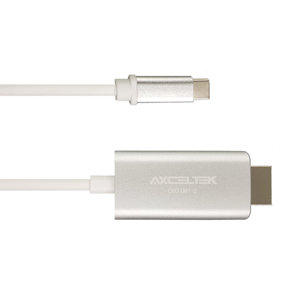  Axcelek Usb-C M To Hdmi M 2M Cable Aluminium 4K