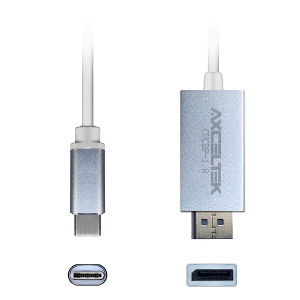  Axceltek Usb-C M To Dp M 1.8M Cable 4K 60Hz