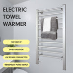 Electric Heated Towel Rack Pronti 160W with Timer Bathroom Rails