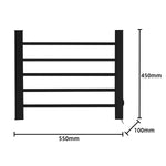 Heated Electric Towel Bathroom Rack EV-90- Black