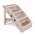 50cm Foldable Pet Step Ladder Stairs - White