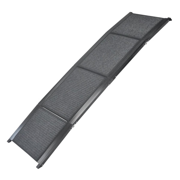  Non-Slip Folding Aluminium Dog Ramp Pet Stairs for Cars & Marine Use