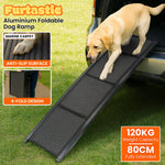Non-Slip Folding Aluminium Dog Ramp Pet Stairs for Cars & Marine Use