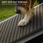 Non-Slip Folding Aluminium Dog Ramp Pet Stairs for Cars & Marine Use