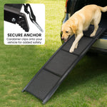 Non-Slip Folding Aluminium Dog Ramp Pet Stairs for Cars & Marine Use