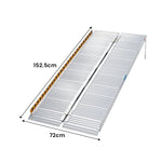 5ft Foldable Aluminium Wheelchair Ramp R01 Non-Slip Portable