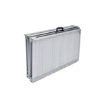 Foldable 4ft Aluminium Wheelchair Ramp R02 Non-Slip Silver Mobility