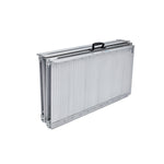 Foldable 5ft Aluminium Wheelchair Ramp R02 Non-Slip Silver Mobility