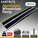 Folding Aluminium 10ft Wheelchair Ramp Portable Mobility Aid