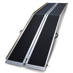 Folding Aluminium 10ft Wheelchair Ramp Portable Mobility Aid