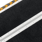 Aluminium Wheelchair Ramp 2FT Mobility Ramp with High Grip Surface Safety Side Rails L