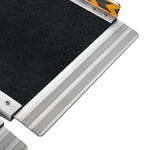 Aluminium Wheelchair Ramp 2FT Mobility Ramp with High Grip Surface Safety Side Rails L