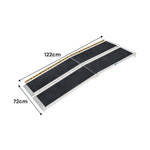 Folding Aluminium Wheelchair Ramp 4FT Portable Mobility Access