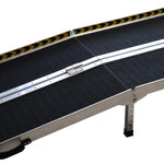 8ft Folding Aluminium Wheelchair Ramp Portable Mobility Access Aid