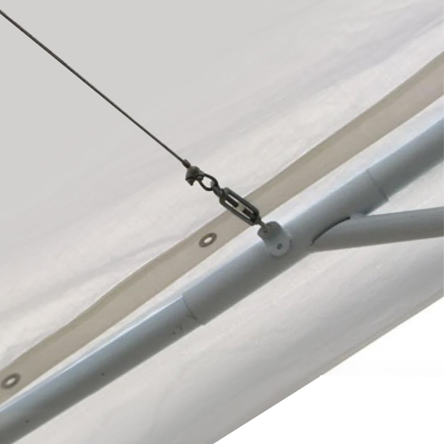 Outdoor Marquee Roof White Premium 6x6cm